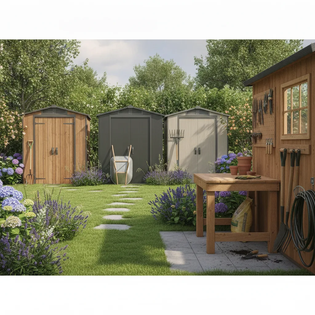 Abri de jardin : ce que révèle vraiment la comparaison par matériau