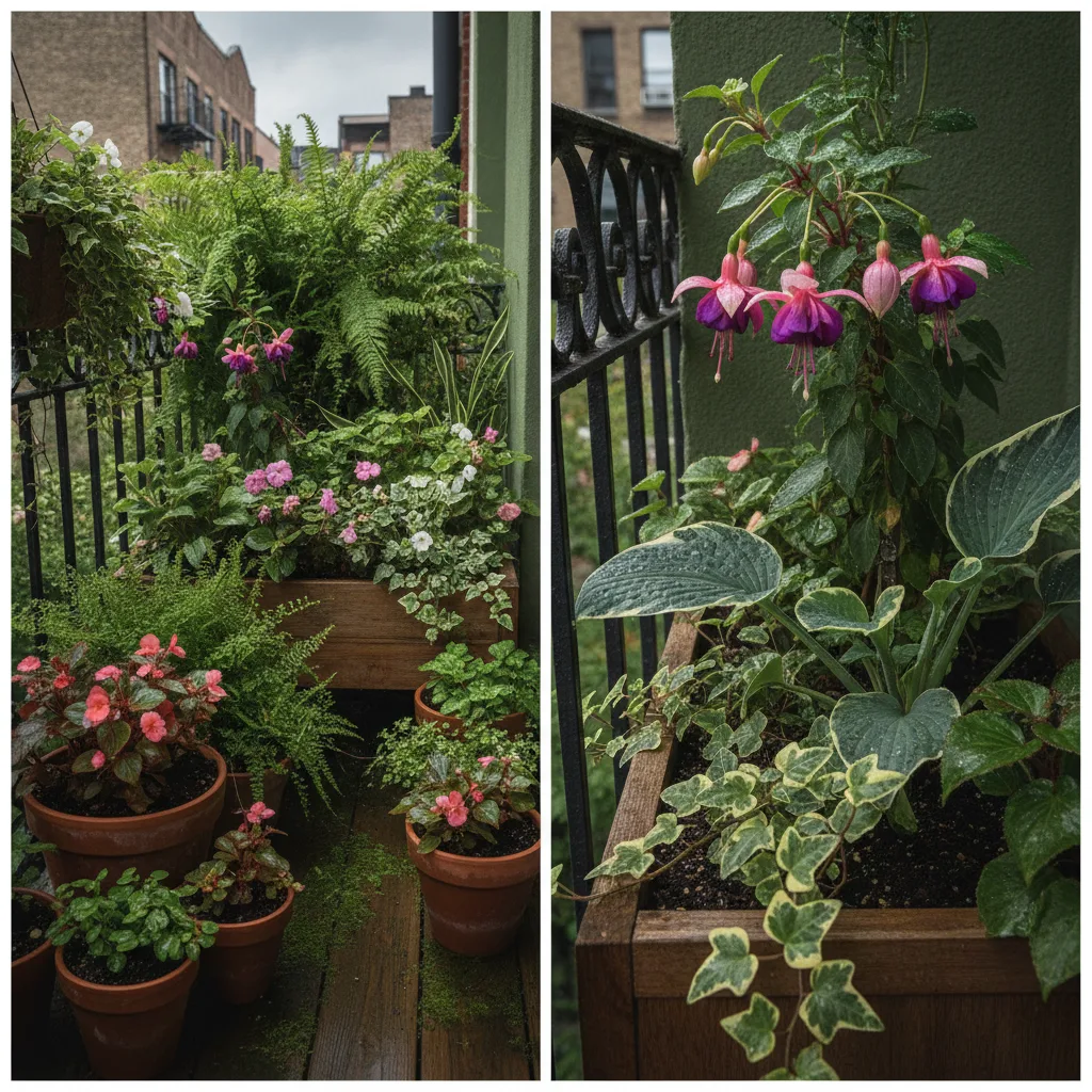Balcon à l'ombre : quelles plantes choisir et comment les cultiver en juin