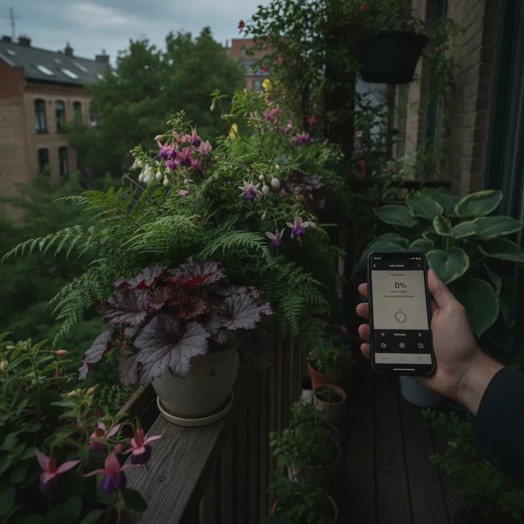 Balcon nord : mesurer l'ombre avant de choisir ses plantes