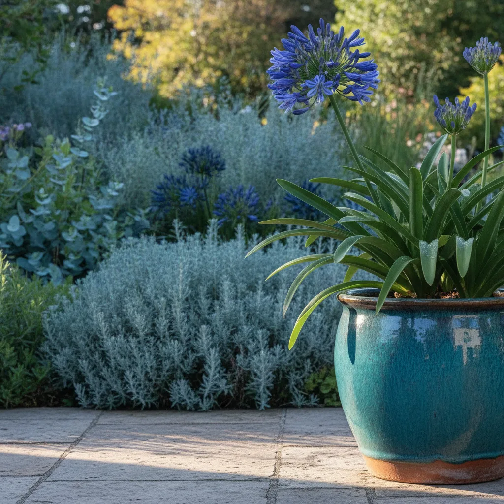 Bleu canard au jardin : quelles plantes et feuillages pour cette teinte