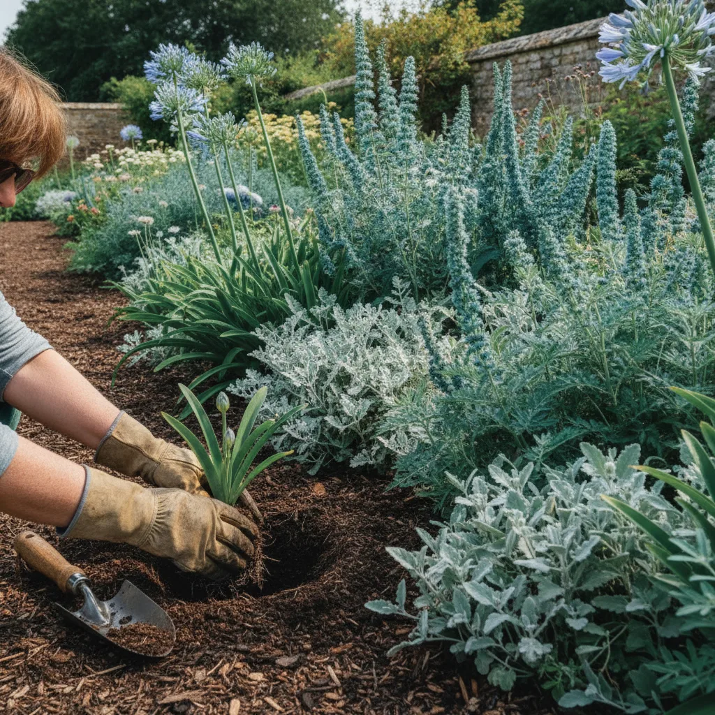 Bleu canard au jardin : quelles plantes pour composer un massif "Transformative Teal