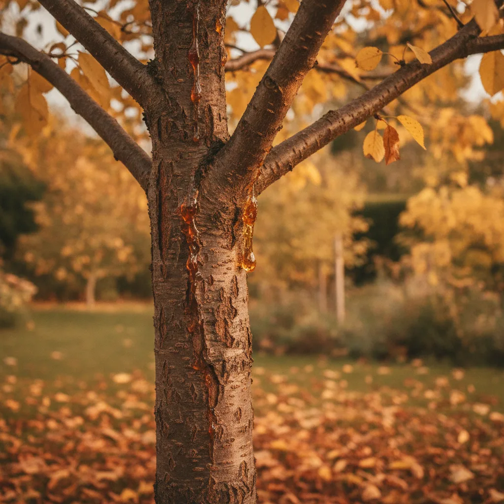 Cerisier malade : diagnostiquer les gommoses et maladies en automne
