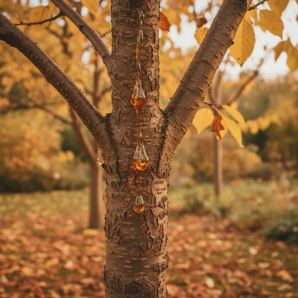 Cerisier malade : diagnostiquer les gommoses et maladies en automne