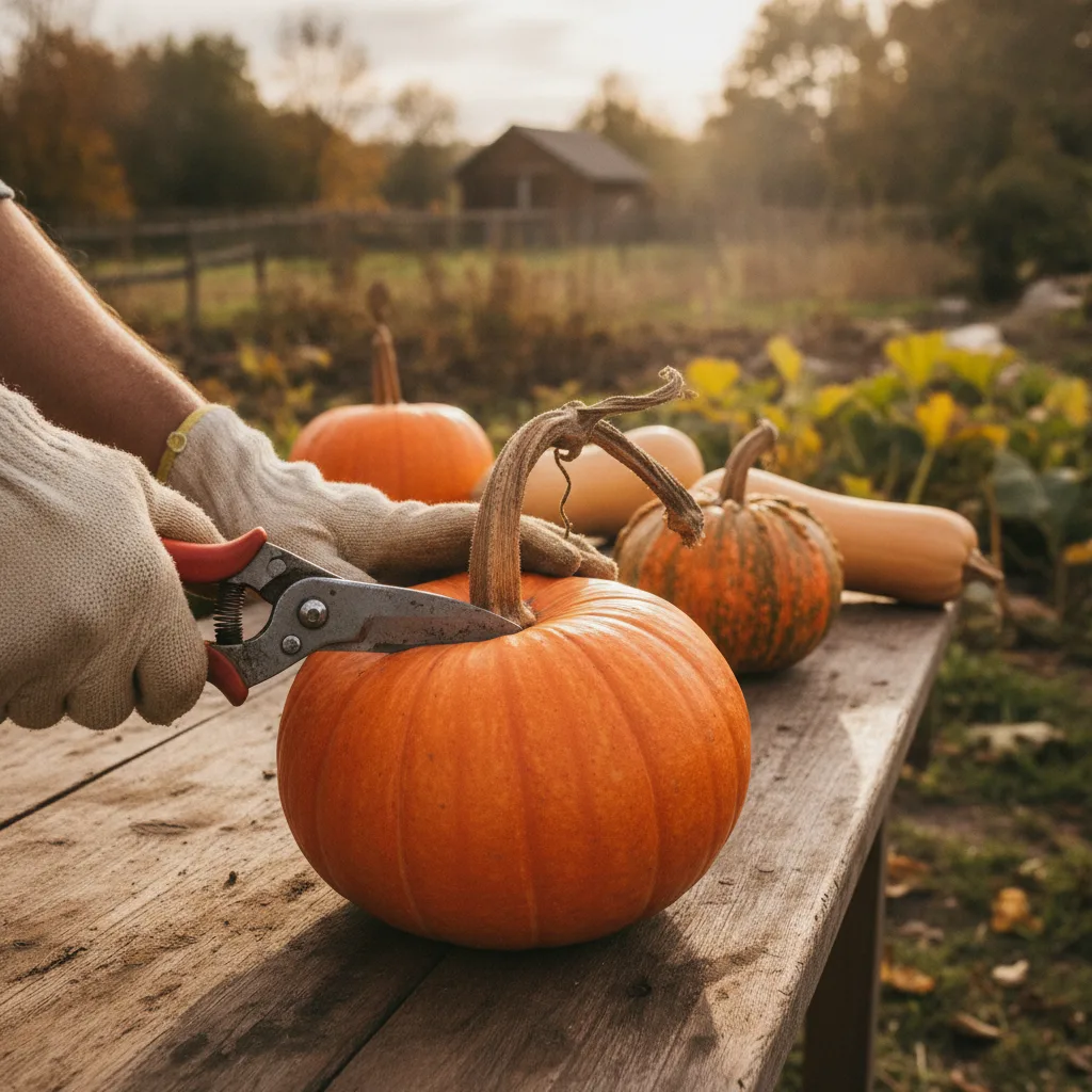 Conserver ses courges tout l'hiver : le ressuyage étape par étape