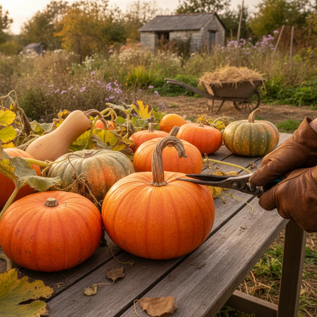 Conserver ses courges tout l'hiver : le ressuyage étape par étape