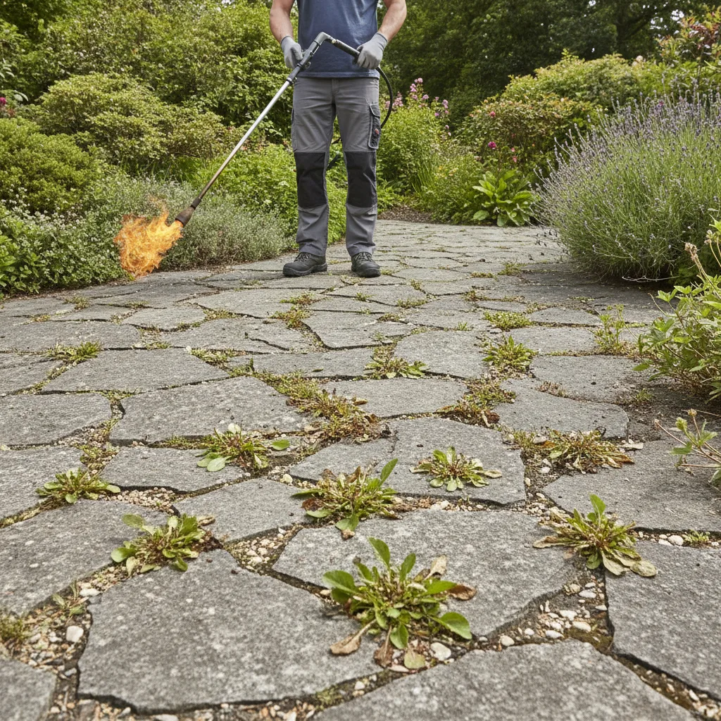Désherbage thermique : comment brûler les mauvaises herbes sans erreur