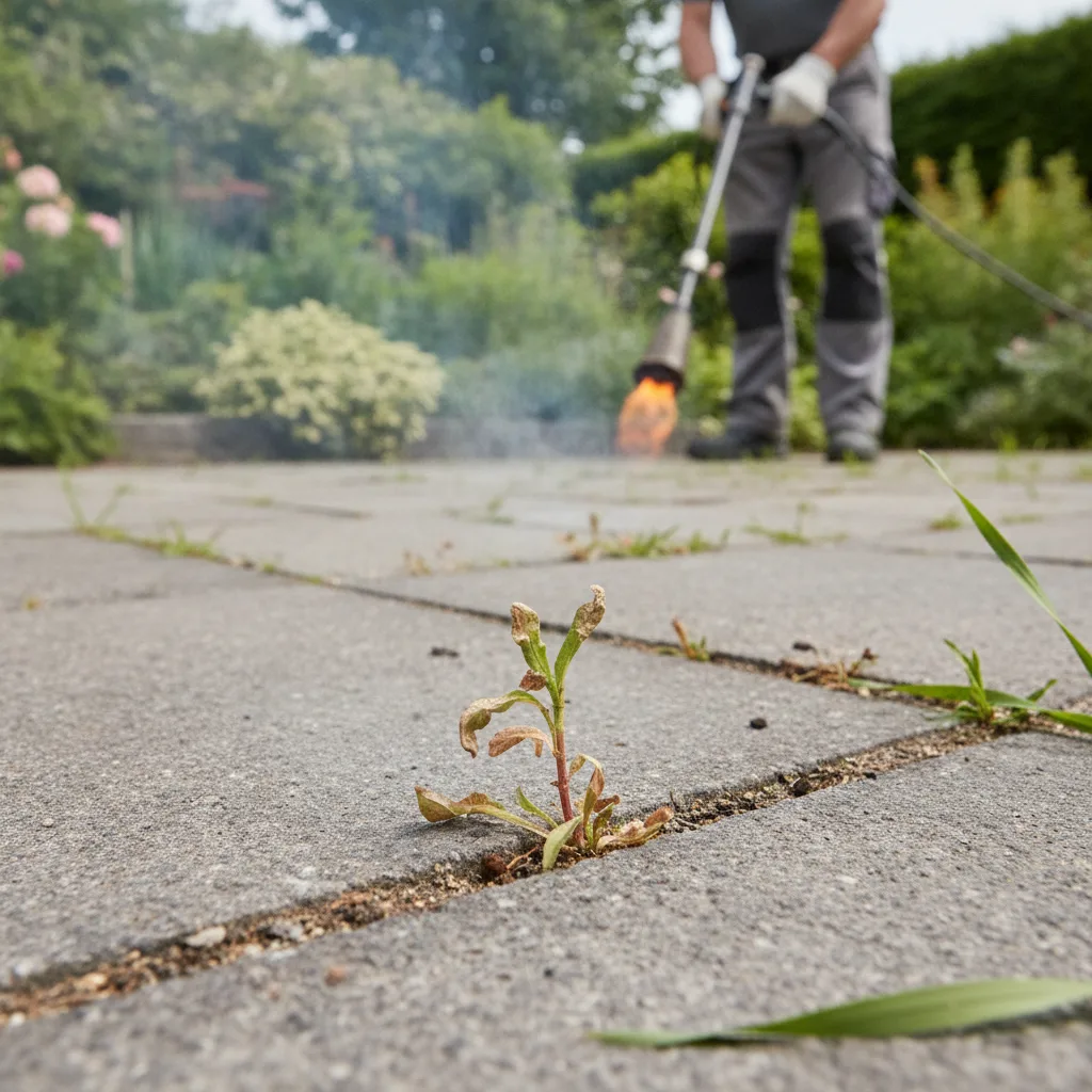 Désherbage thermique : comment brûler les mauvaises herbes sans erreur