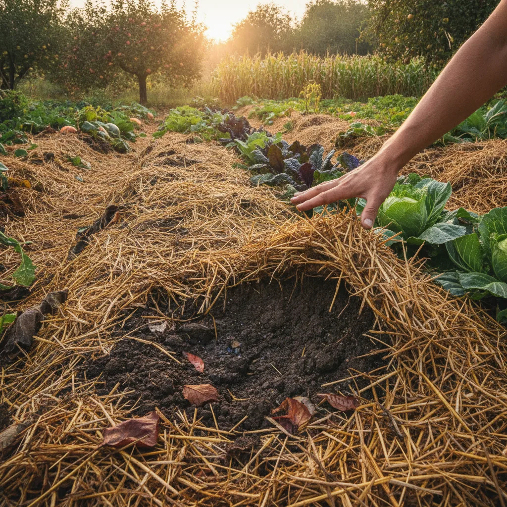 Économiser l'eau au jardin en septembre : le paillage qui change tout