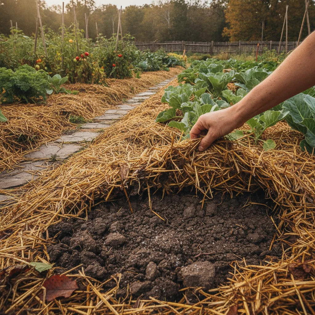 Économiser l'eau au jardin en septembre : le paillage qui change tout