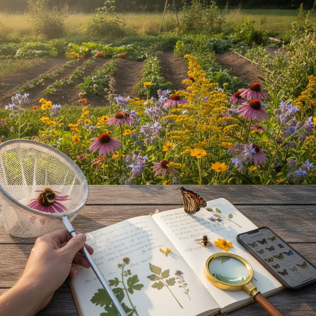 Entomologie au jardin : observer et compter les insectes en août
