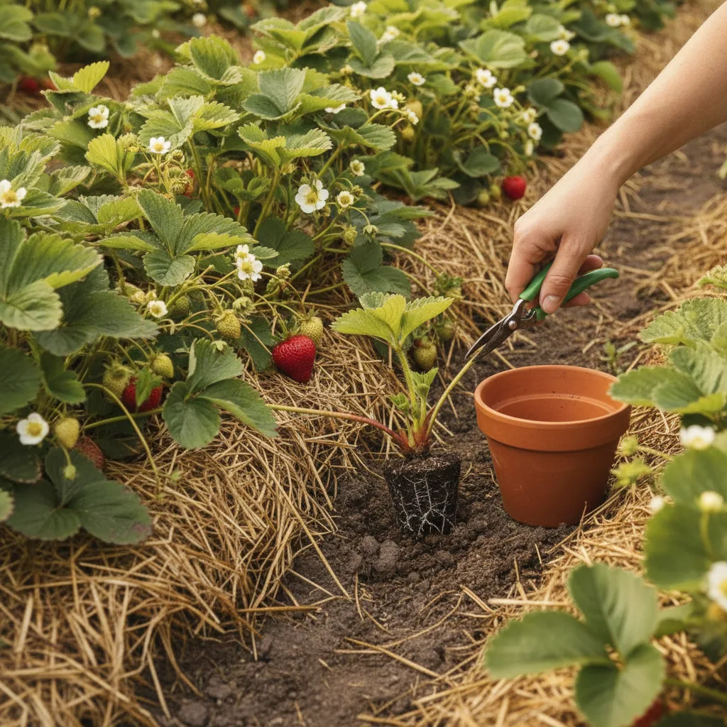 Fraisiers en juin : replanter, rénover ou multiplier par stolons