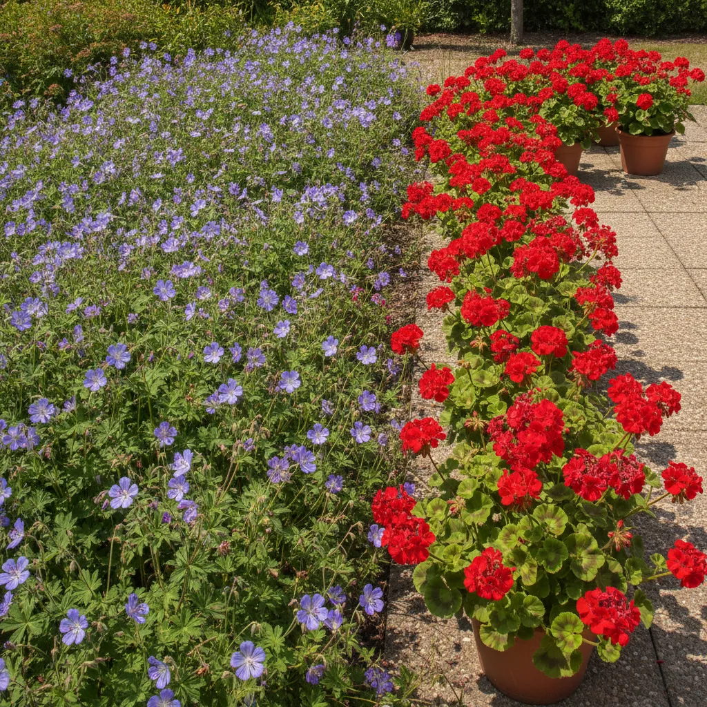 Géranium et pélargonium : deux plantes, deux familles, zéro confusion