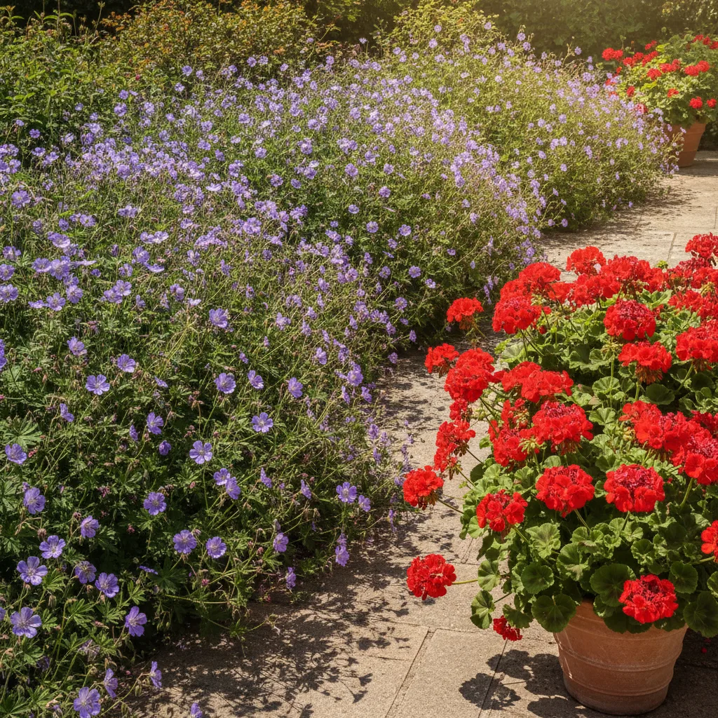 Géranium et pélargonium : deux plantes, deux familles, zéro confusion