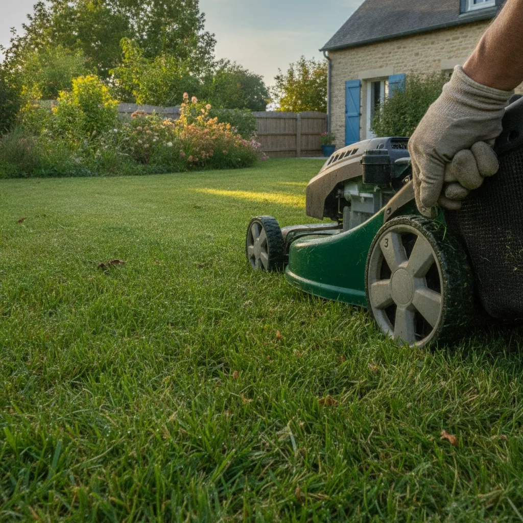 Hauteur de tonte en septembre : remonter la lame avant l'hiver