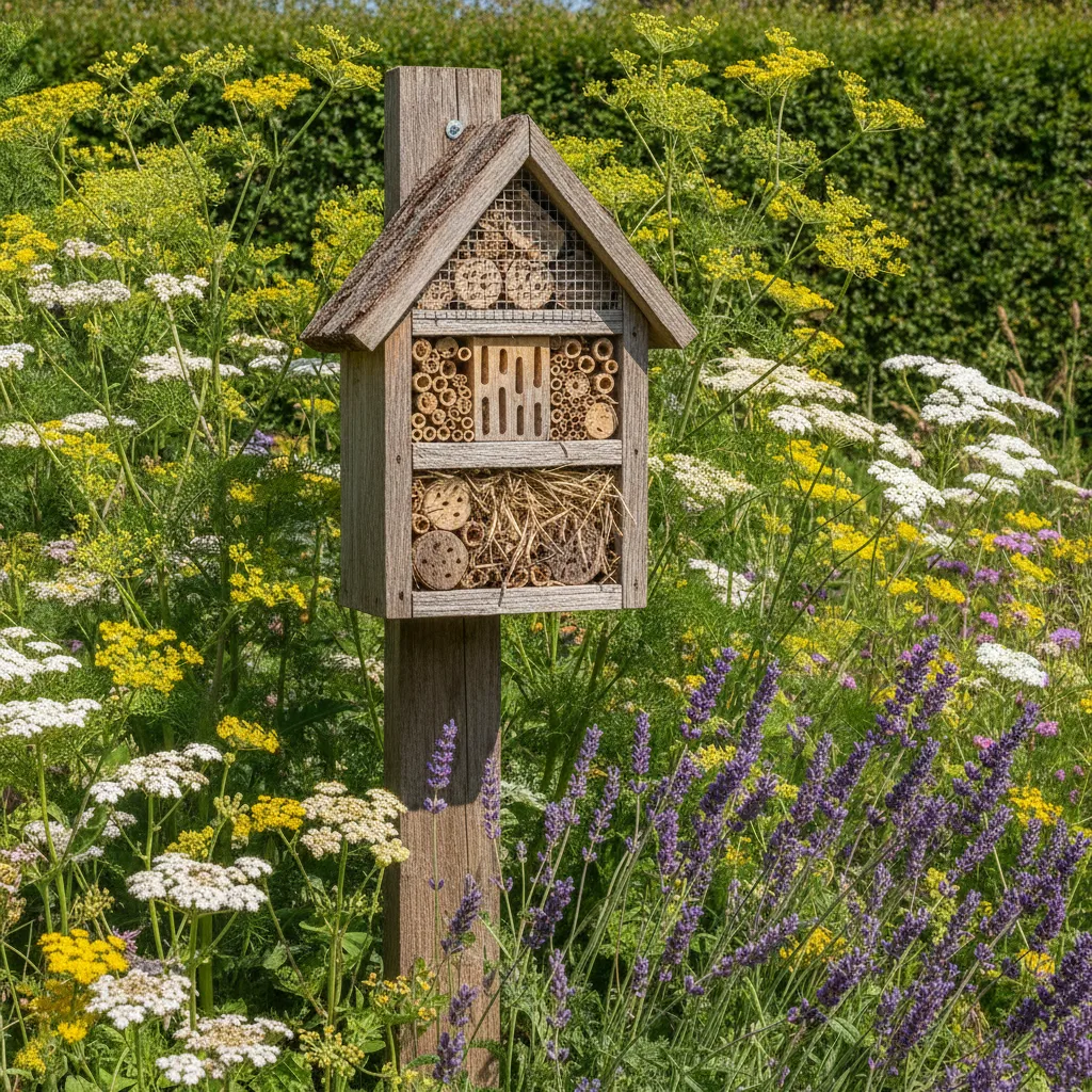Hôtel à insectes : où le placer et comment le remplir pour qu'il soit vraiment utile