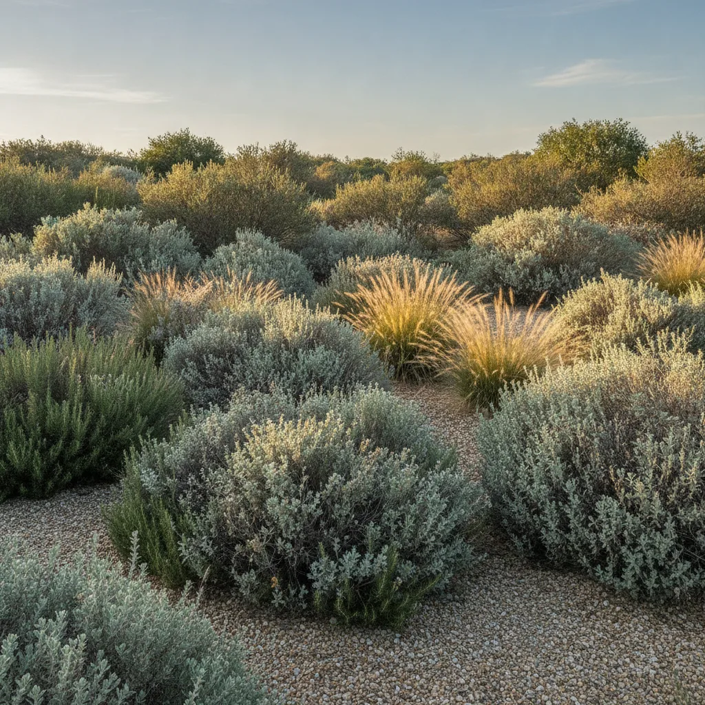 Jardin chaparral : composer un massif sec sans arrosage