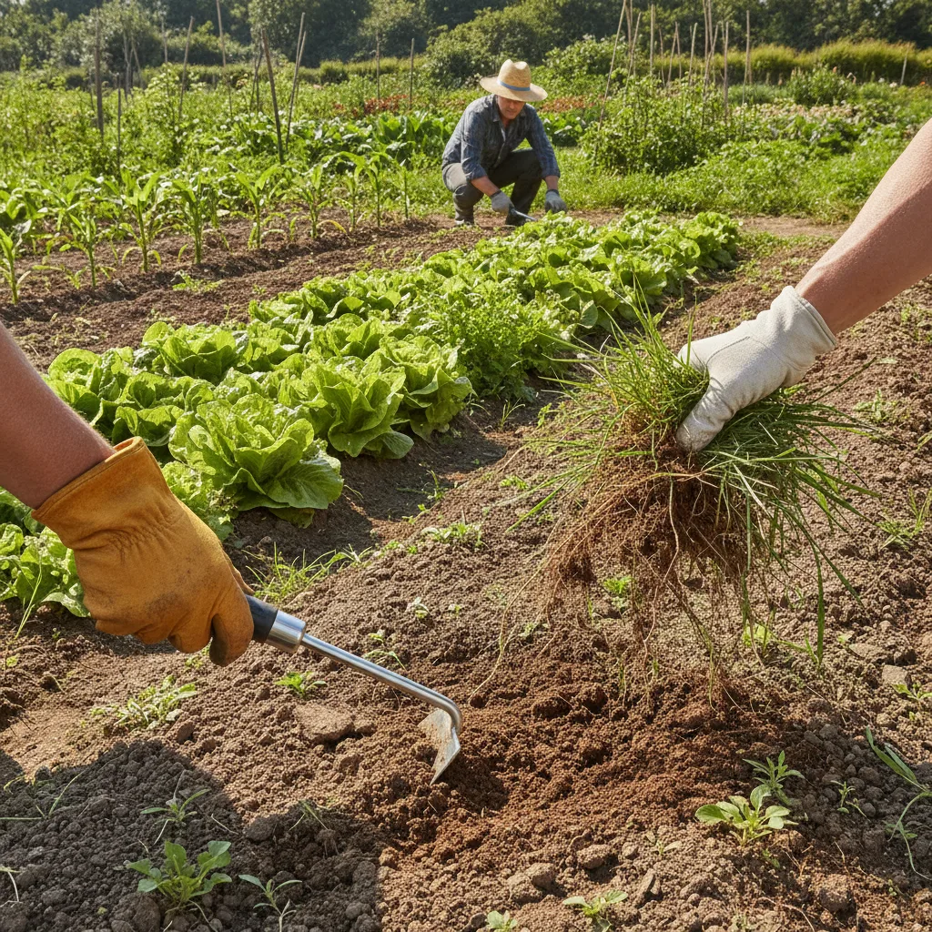 Mauvaises herbes en juin : les techniques manuelles qui marchent vraiment