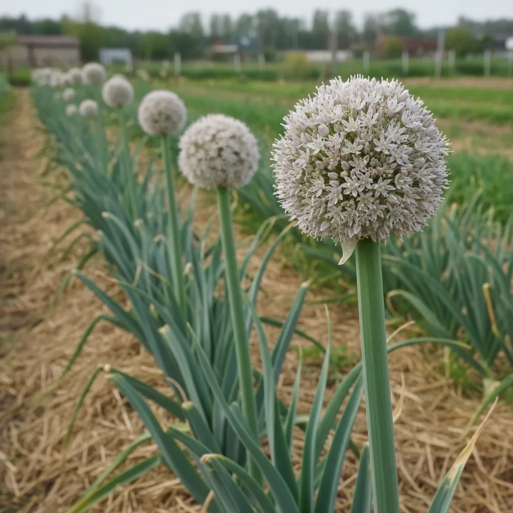 Montée en graines du poireau : que faire vraiment de la hampe florale