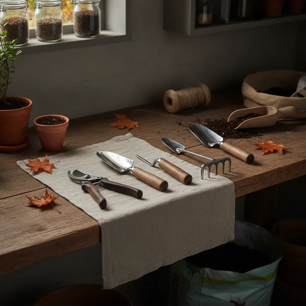 Nettoyer et ranger ses outils à main avant l'hiver
