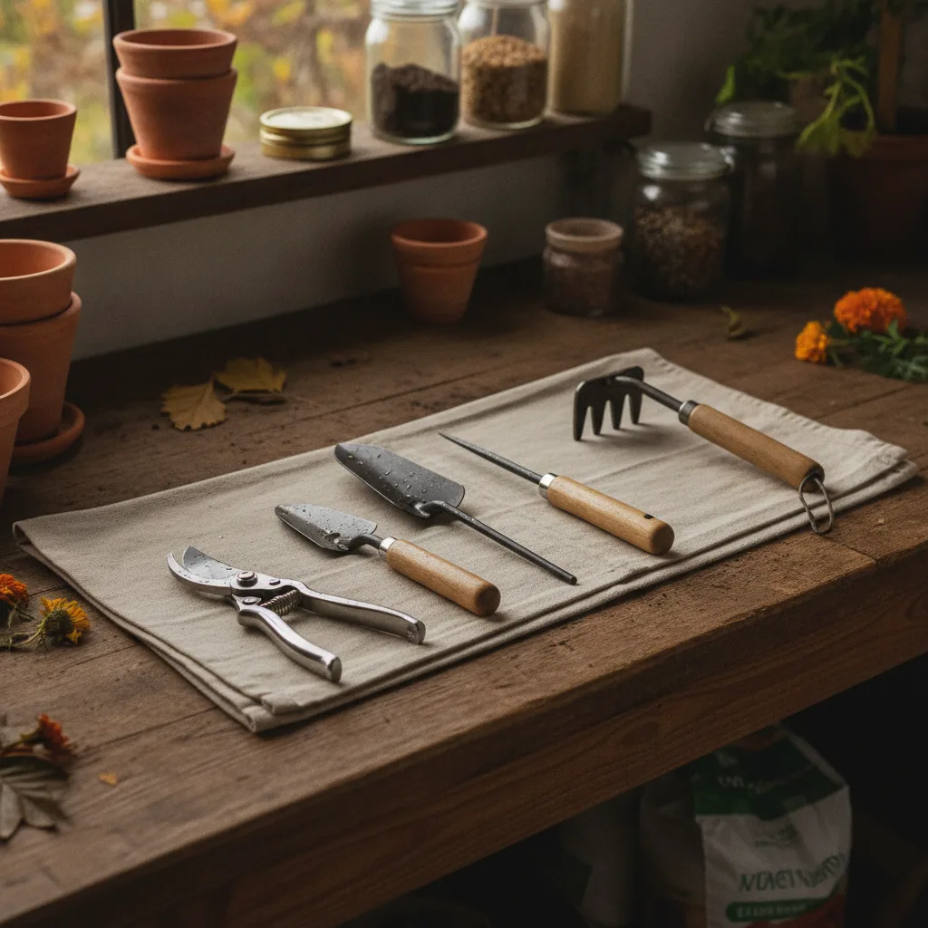 Nettoyer et ranger ses outils à main avant l'hiver