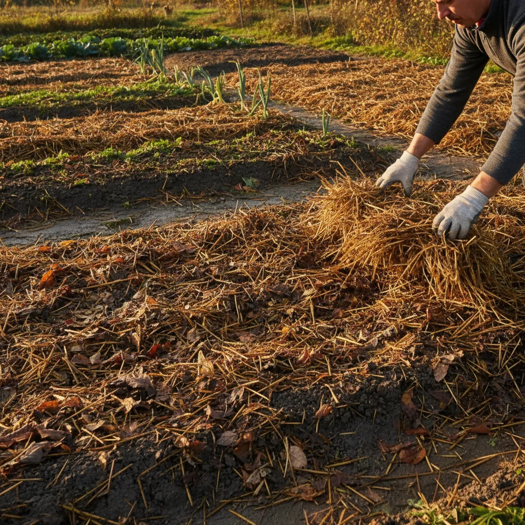 Potager d'hiver en octobre : protéger le sol avant le froid