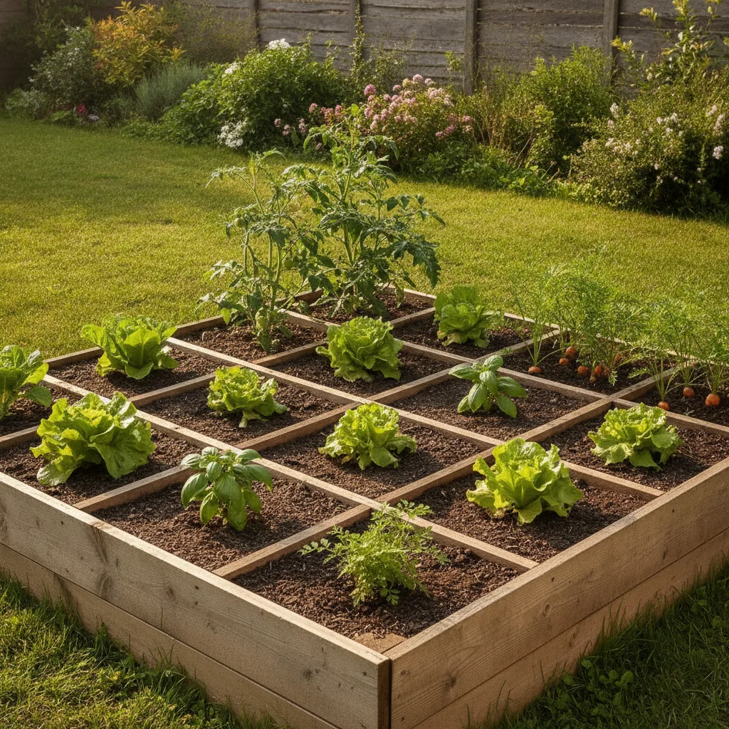 Potager en carrés : construire et planter sa première structure