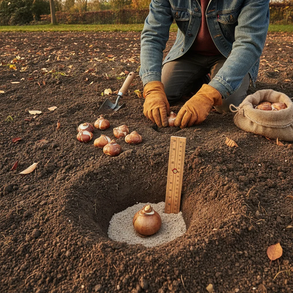 Profondeur et espacement des bulbes de printemps : le guide chiffré