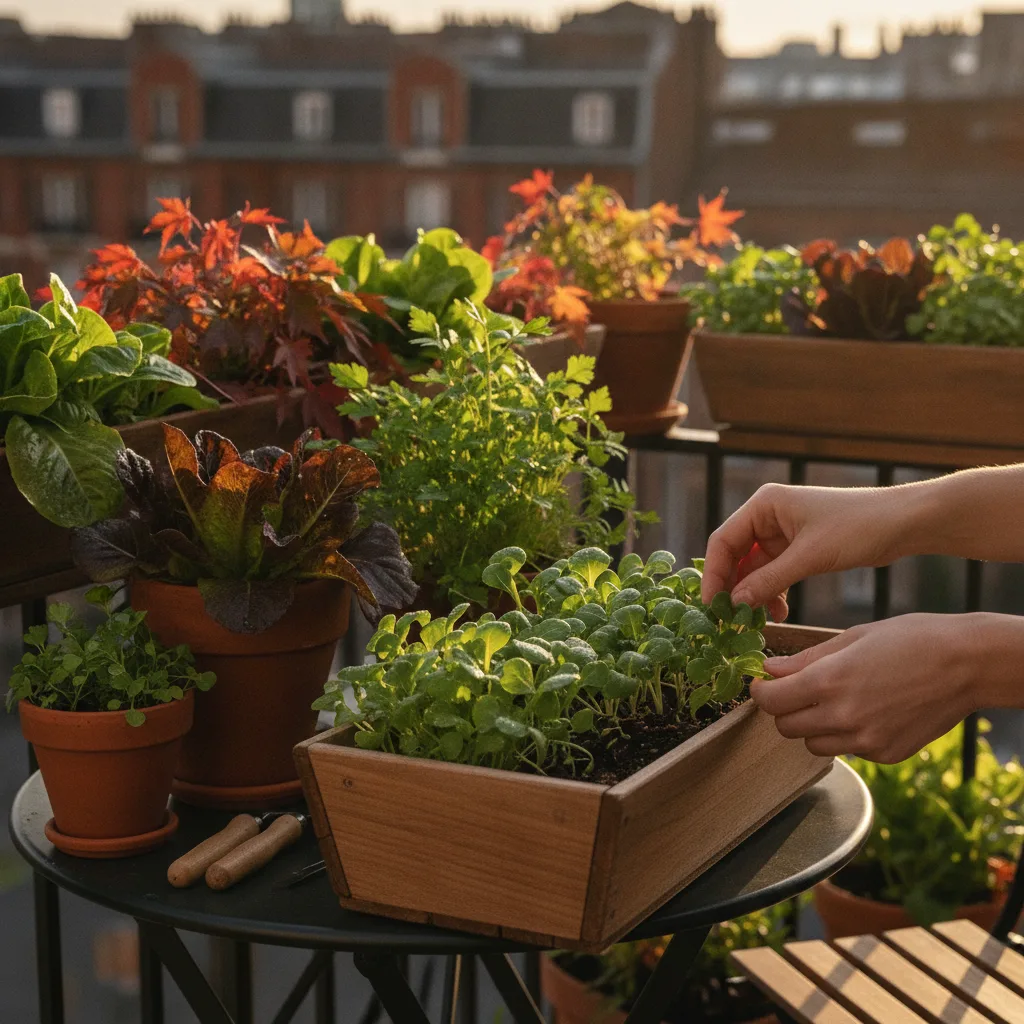 Récolter sur son balcon en octobre : ce qui donne encore
