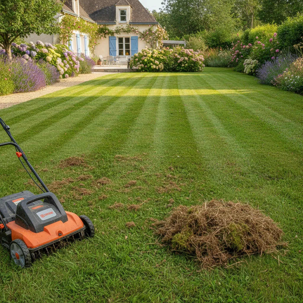 Scarifier le gazon : pourquoi juin est souvent le pire moment